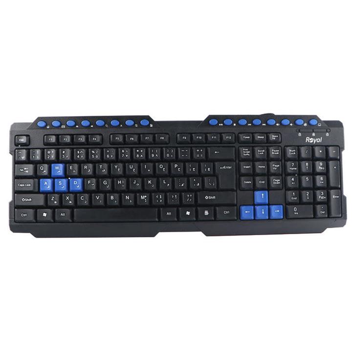 کیبورد رویال Royal R-K158 با حروف فارسی